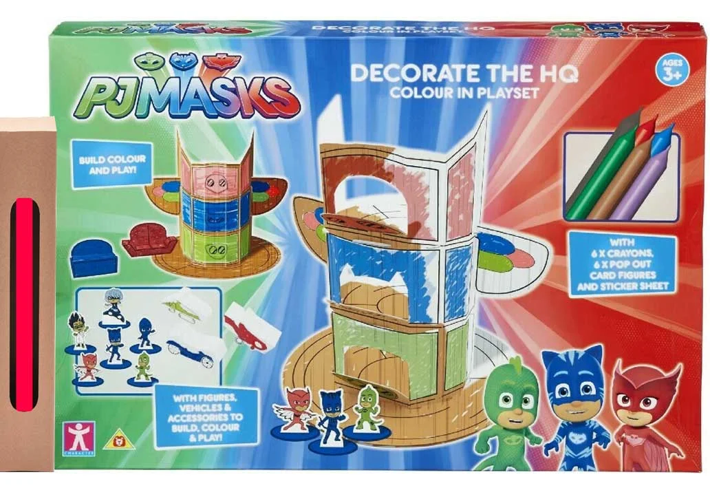 Φωτογραφία προϊόντος: Pj Masks Πυτζαμοήρωες Ζωγράφισε το Αρχηγείο και δώρο λαμπάδα