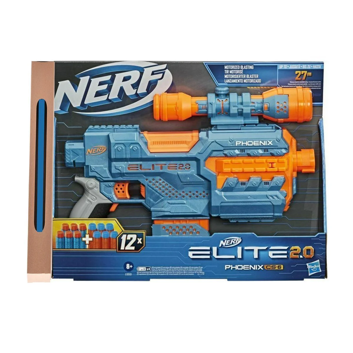 Φωτογραφία προϊόντος: Nerf Εκτοξευτής Phoenix CS 6 Elite 2.0 για 8+ Ετών και δώρο λαμπάδα