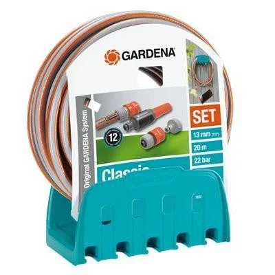 Φωτογραφία προϊόντος: Λάστιχο GARDENA CLASSIC 13mm 1/2 - 20 Mέτρα Με Κρεμάστρα Και Σύνδεσμους (18005)