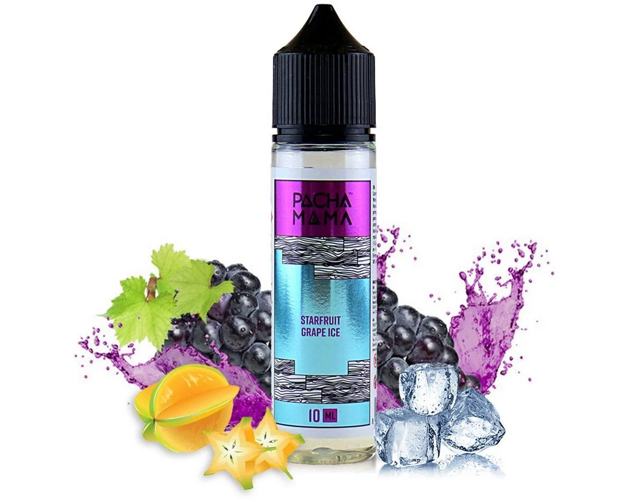Φωτογραφία προϊόντος: Pacha Mama Flavor Shot Starfruit Grape Ice 10ml/60ml