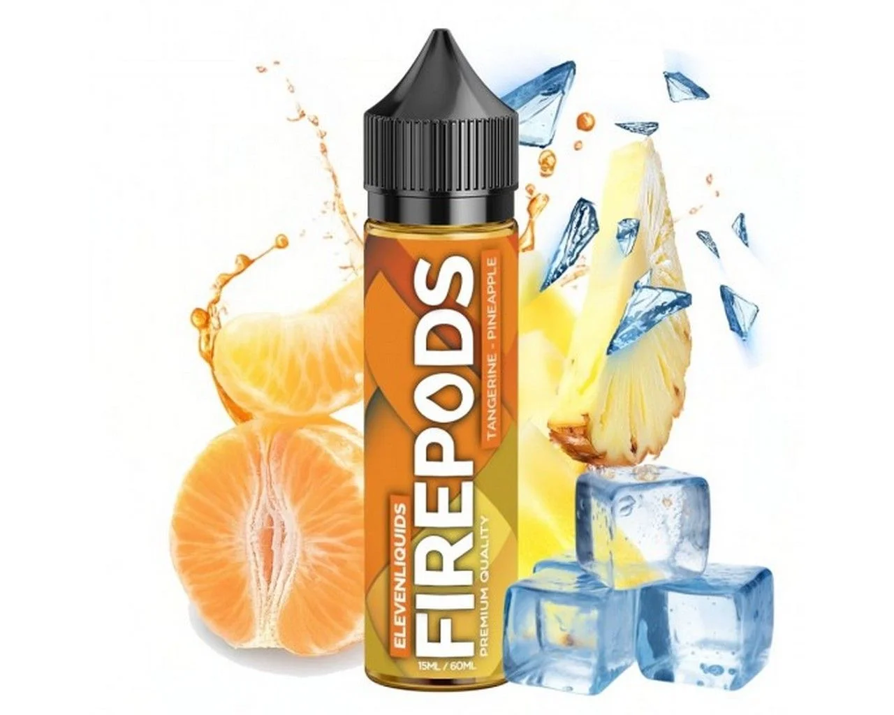 Φωτογραφία προϊόντος: Eleven Firepods Flavor Shot Tangerine Pineapple Ice 15ml/60ml