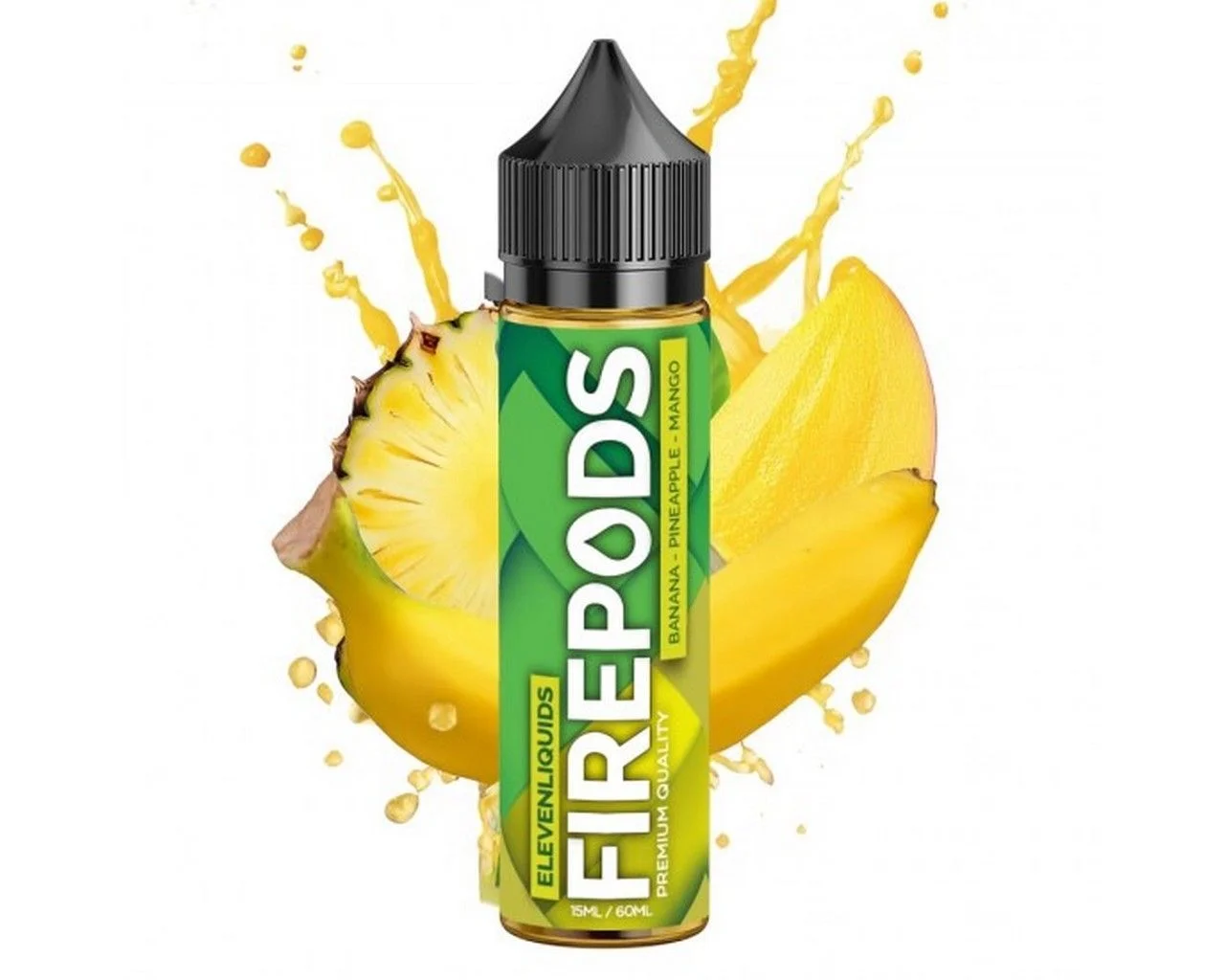 Φωτογραφία προϊόντος: Eleven Firepods Flavor Shot Banana Pineapple Mango 15ml/60ml