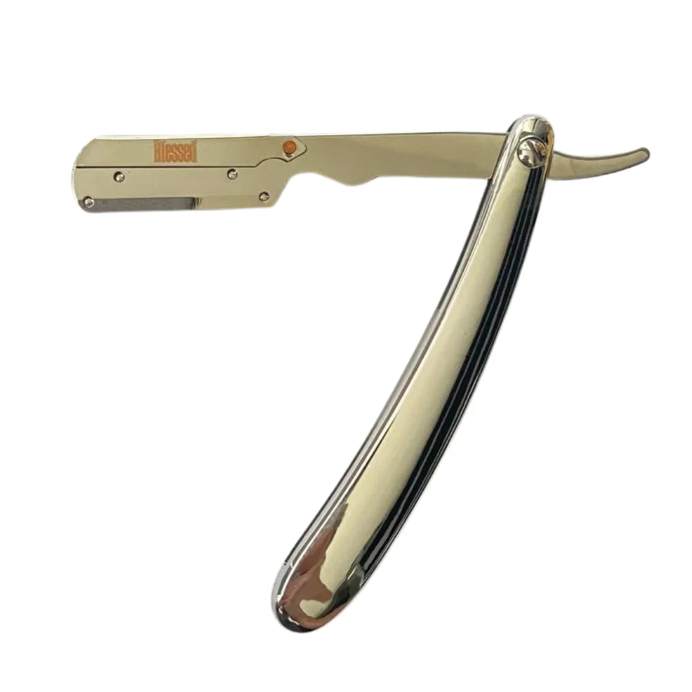 Φωτογραφία προϊόντος: BLESSED Components Σαβέτα-Φαλτσέτα Blessed Silver Shaving Razor + Θήκη (09167)