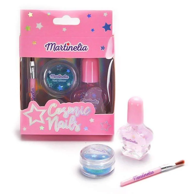 Φωτογραφία προϊόντος: Martinelia Starshine Cosmic Nail Set Βερνίκι Νυχιών 4ml Γκλίτερ Νυχιών 10ml + Πινελάκι