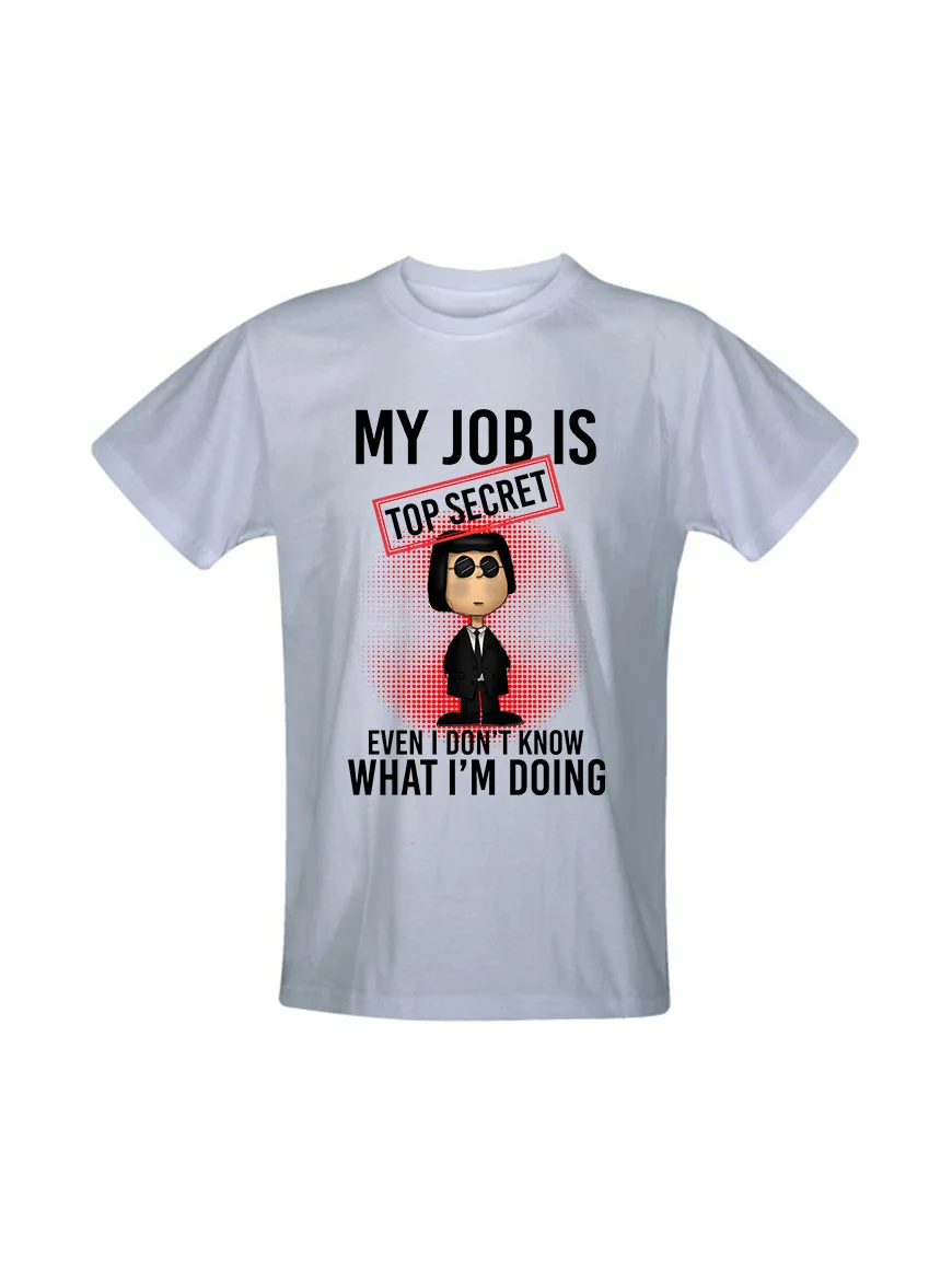 Φωτογραφία προϊόντος: My Job is T-shirt 102/105 WHITE