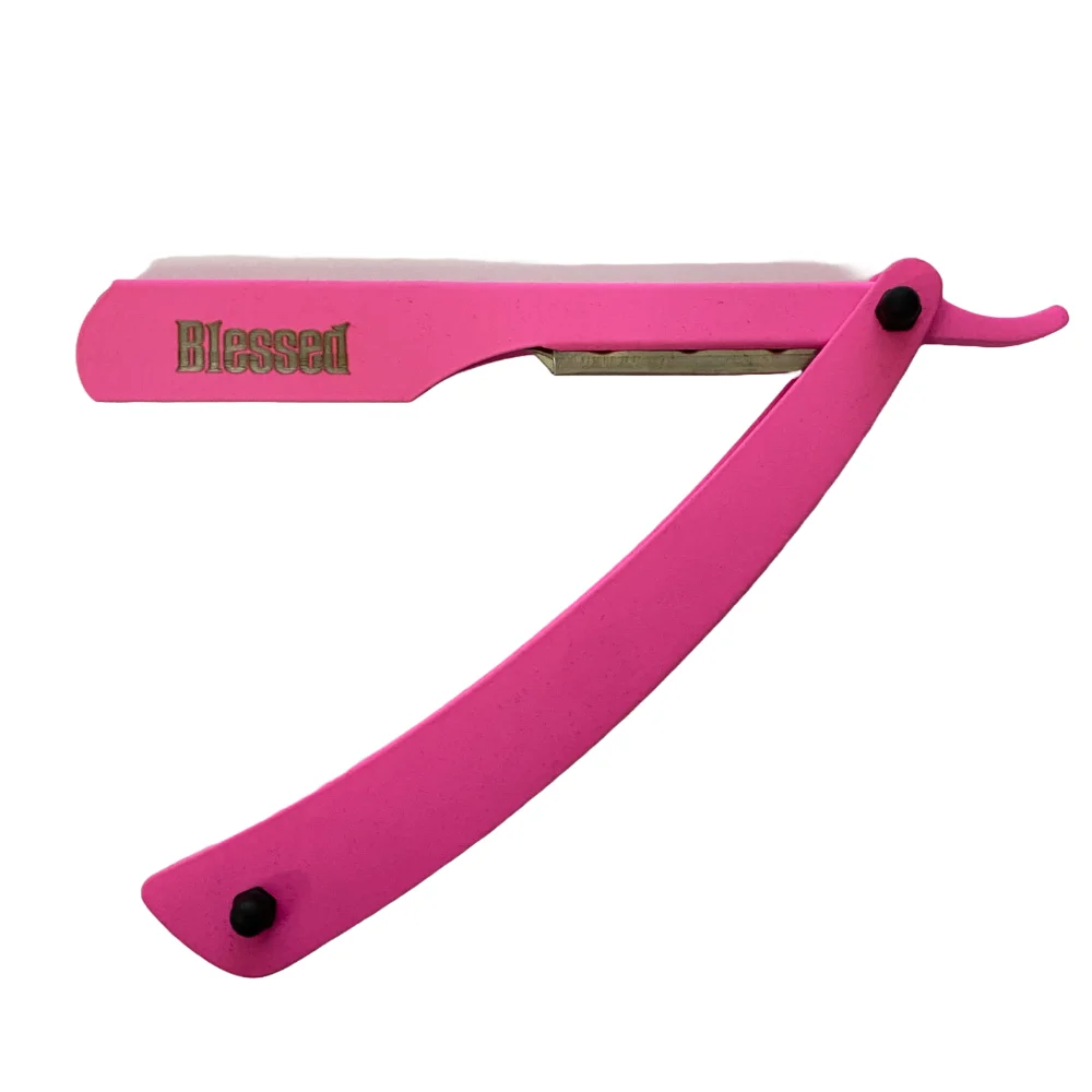 Φωτογραφία προϊόντος: BLESSED Components Σαβέτα-Φαλτσέτα Blessed Rose Butterfly Razor + Θήκη