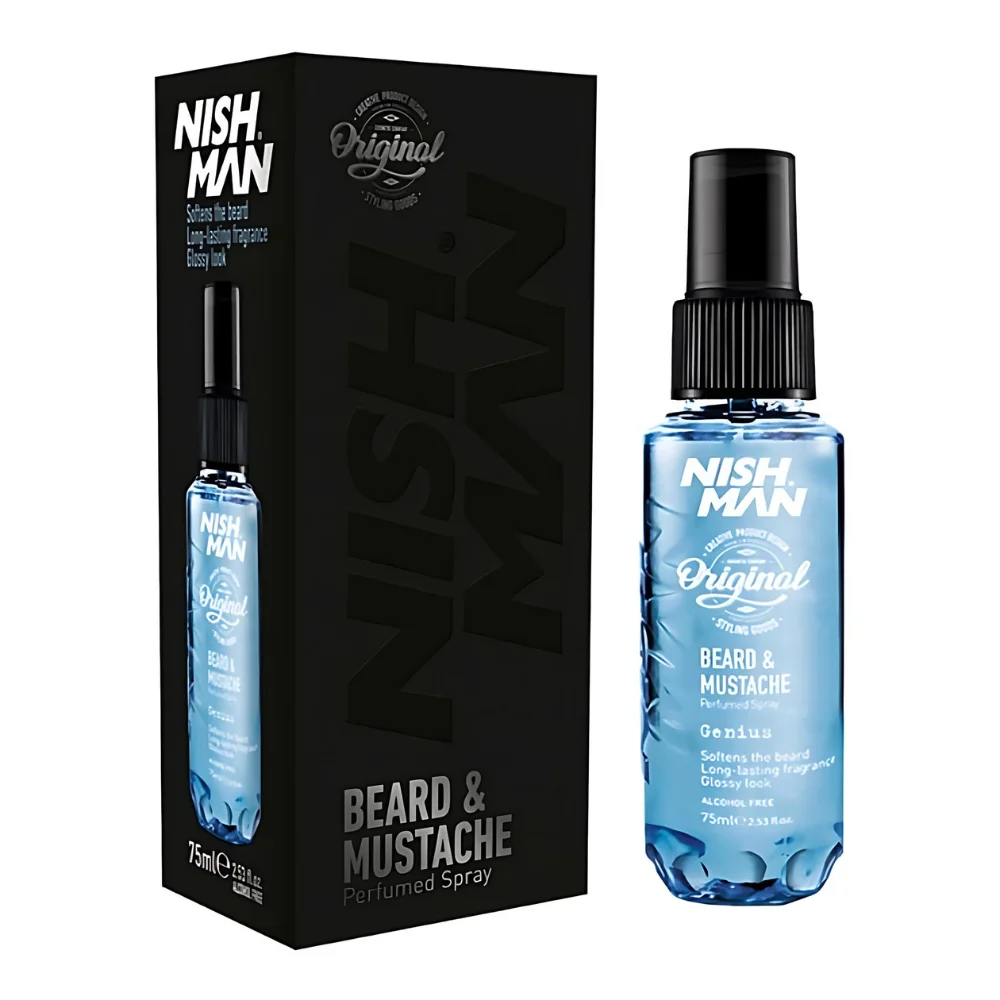 Φωτογραφία προϊόντος: Σπρέι Γενειάδας Nishman Beard & Mustache Perfumed Spray Genius 75ml