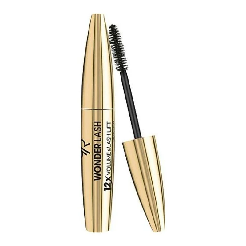 Φωτογραφία προϊόντος: Golden Rose Wonder Lash 12x Volume + Lash Lift Mascara 12ml Black Μαύρο