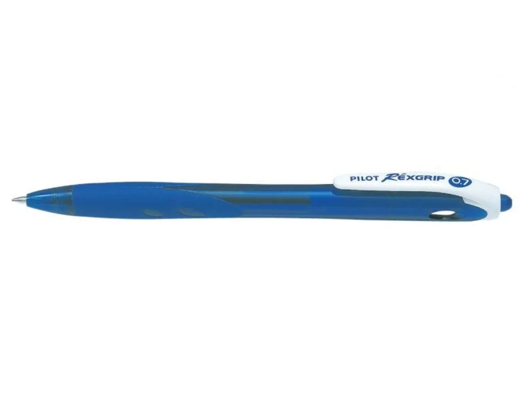 Φωτογραφία προϊόντος: Στιλό με κουμπί PILOT Rexgrip 0,7mm 1 τεμ. Μπλε