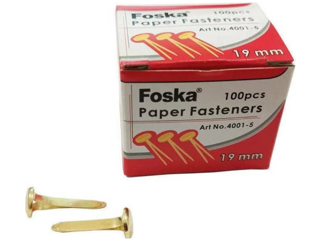 Φωτογραφία προϊόντος: Διπλόκαρφα Foska 19mm (4001-5) 100 τεμ.