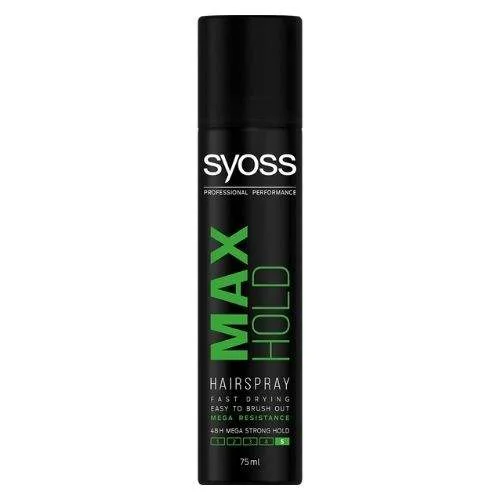 Φωτογραφία προϊόντος: Syoss Spray Max Hold Λακ 5άρα Πολύ Δυνατό κράτημα Travel Size 75ml