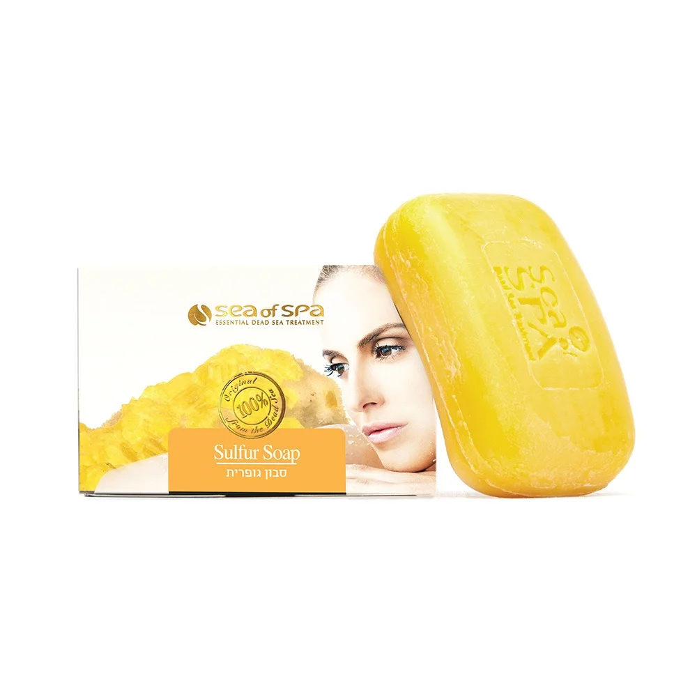 Φωτογραφία προϊόντος: Sea Of Spa Sulfur Soap Σαπούνι θείου με ορυκτά της νεκράς θάλασσας Για την αντιμετώπιση κοινών δερματικών παθήσεων125gr