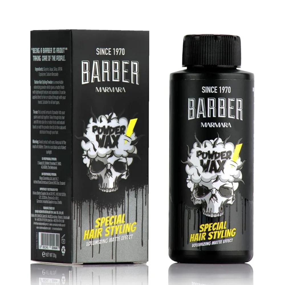 Φωτογραφία προϊόντος: Πούδρα Μαλλιών Barber Marmara Powder Wax Skull Volumizing Matte Effect