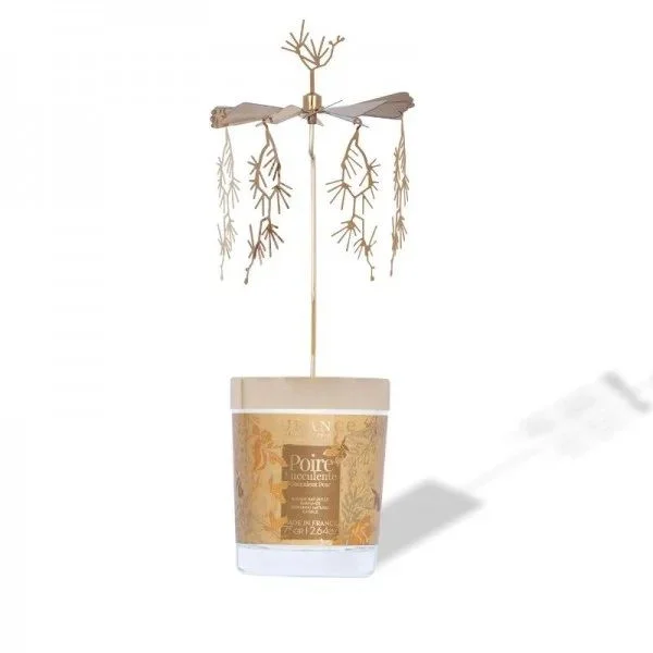 Φωτογραφία προϊόντος: Durance candle Succulent Pear-Noel 2024 Carrousel-Αρωματικό κερί ζουμερό αχλάδι 75 gr
