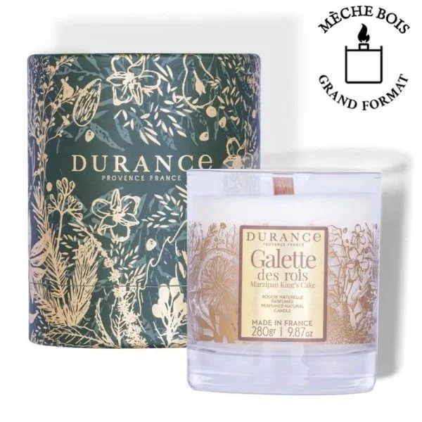 Φωτογραφία προϊόντος: Durance candle King s Cake -Noel 2024-Αρωματικό Κερί με ξύλινο φυτίλι 280g