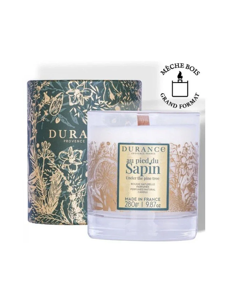 Φωτογραφία προϊόντος: Durance candle Under The Pine-Noel 2024-Αρωματικό Κερί με ξύλινο φυτίλι 280g