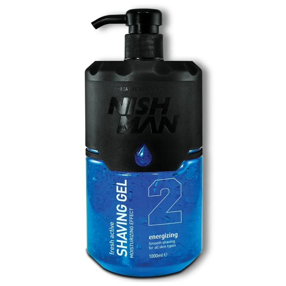 Φωτογραφία προϊόντος: Τζελ Ξυρίσματος Nishman Shaving Gel 2 Energizing 1000ml
