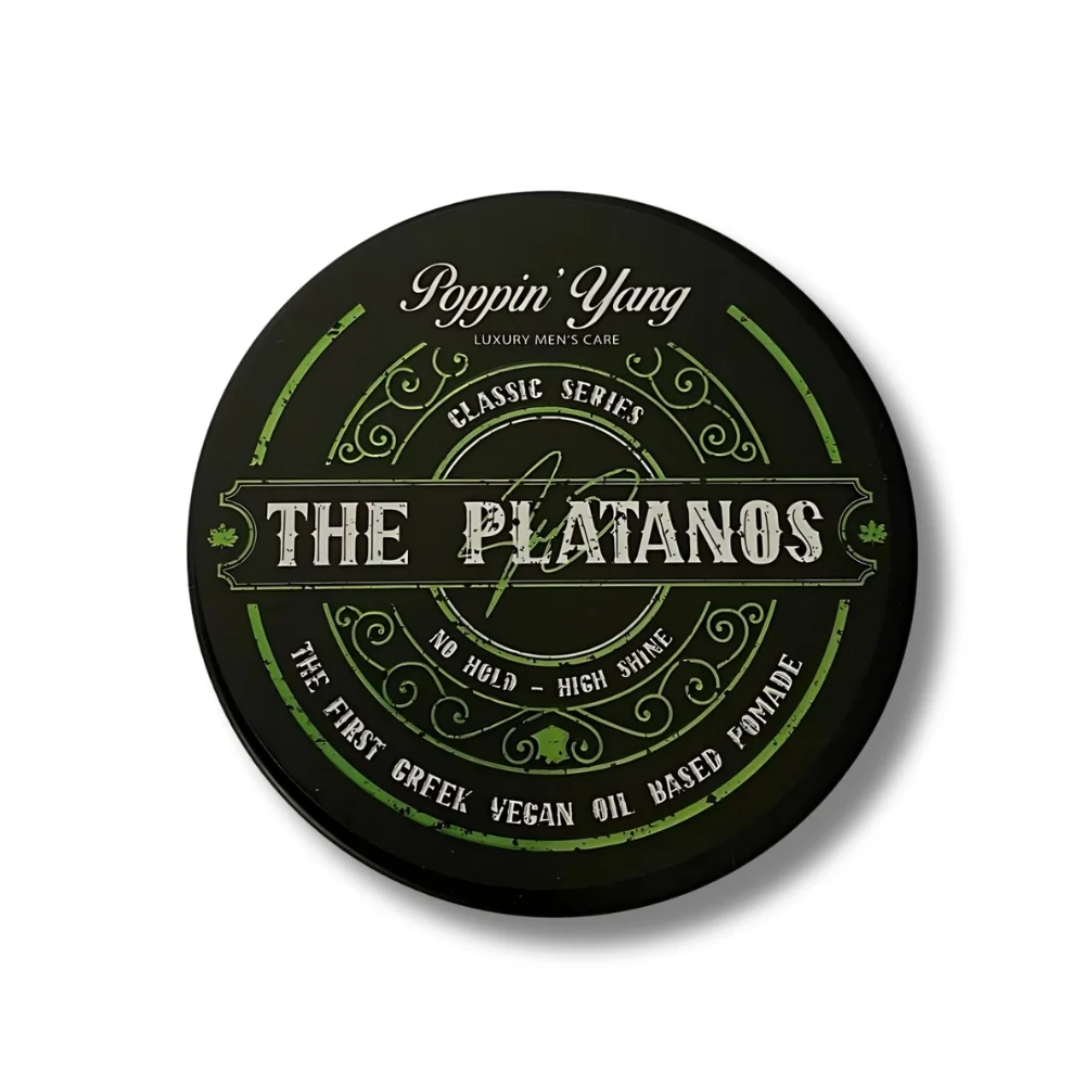 Φωτογραφία προϊόντος: Πομάδα Μαλλιών Poppin’ Yang The Platanos Vegan Oil Based Pomade 100gr