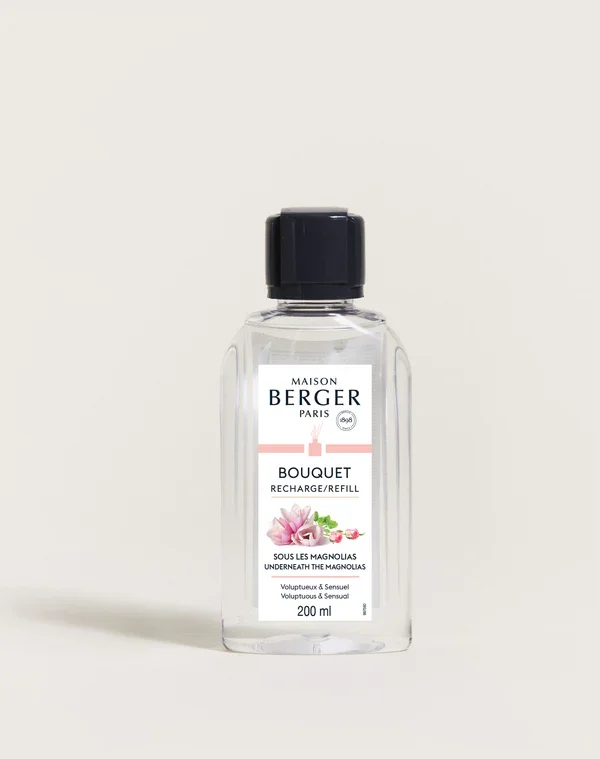 Φωτογραφία προϊόντος: Maison Berger Paris Bouquet Diffuser Refill Υγρό Αναπλήρωσης για Δοχείο Αρωματισμού Χώρου Unterneath The Magnolias 200ml