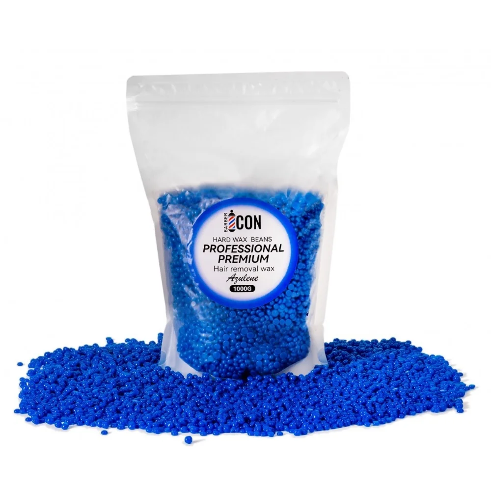 Φωτογραφία προϊόντος: Κερί Aποτρίχωσης Barber Icon Wax Beans Blue 1000gr
