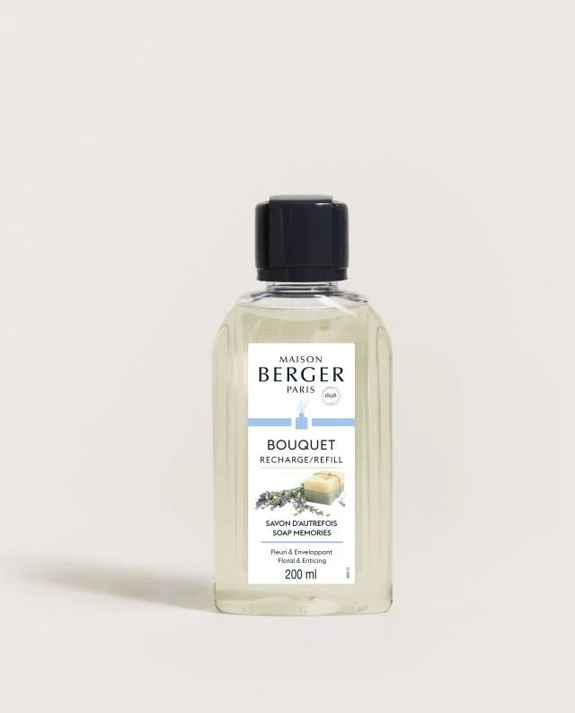 Φωτογραφία προϊόντος: Maison Berger Paris Bouquet Refill Υγρό Αναπλήρωσης για Δοχείο Αρωματισμού Χώρου Soap Memories 200ml