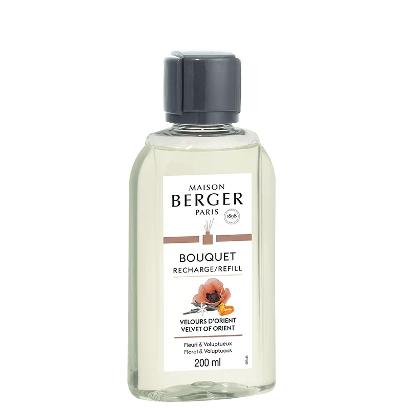 Φωτογραφία προϊόντος: Maison Berger Paris Bouquet Diffuser Refill Υγρό Αναπλήρωσης για Δοχείο Αρωματισμού Χώρου Velvet of Orient 200ml