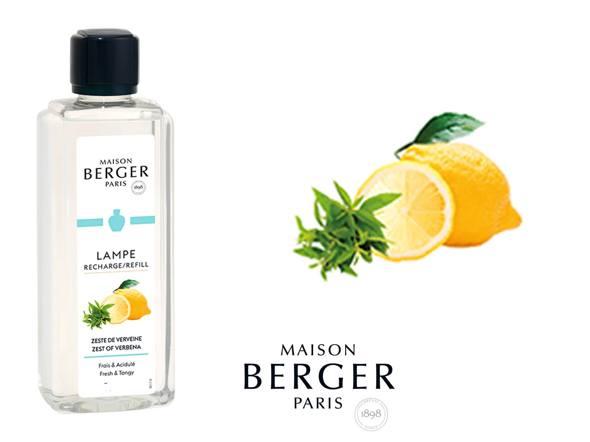 Φωτογραφία προϊόντος: Maison Berger Paris Lampe Berger Refill Υγρό Αναπλήρωσης Καταλυτικής Λάμπας Zeste de Verveine 500ml