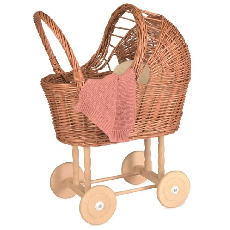 Φωτογραφία προϊόντος: 700055, Egmont toys, Καρότσι Bamboo με Πλεκτή Κουβέρτα, 45x24x53cm