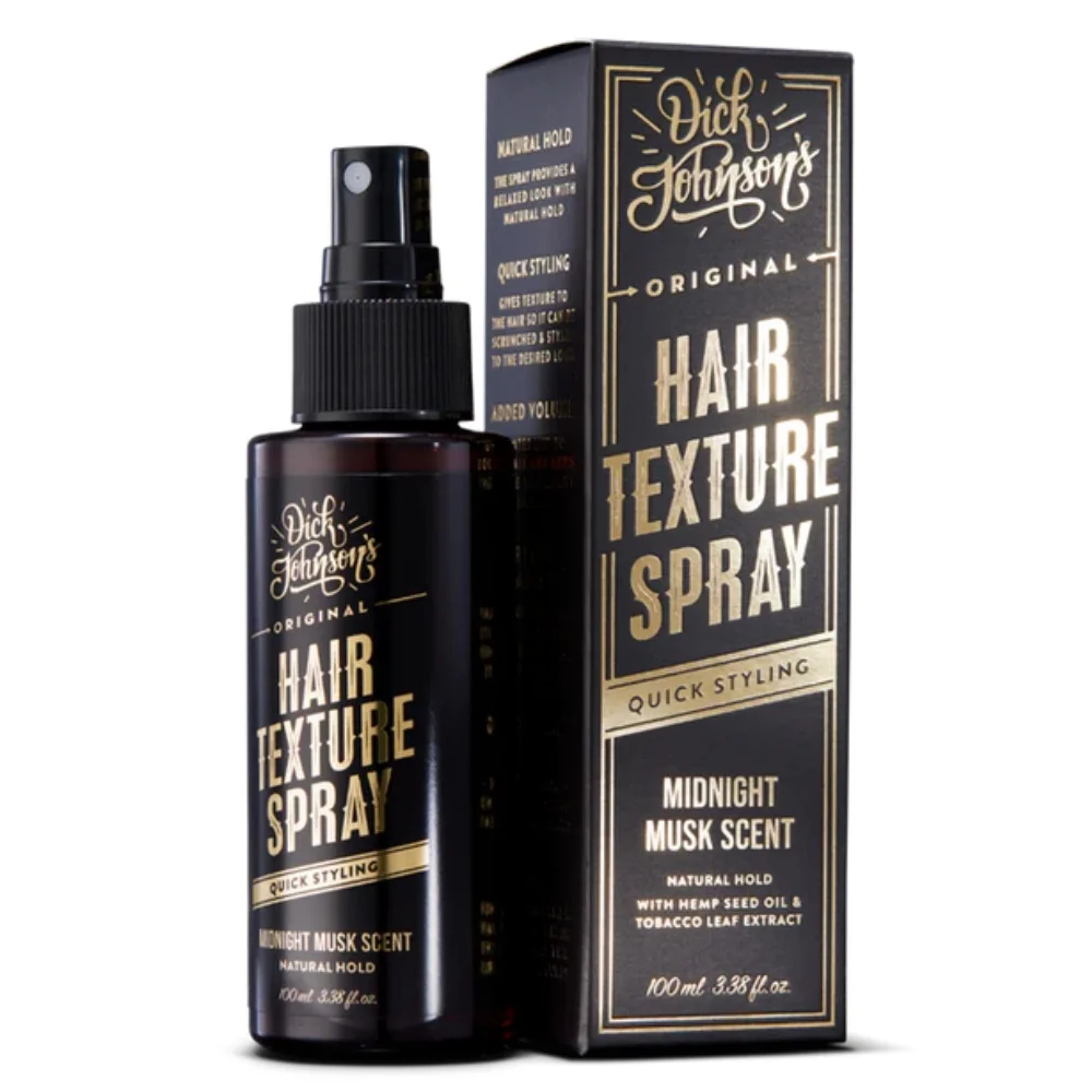 Φωτογραφία προϊόντος: Σπρέι Μαλλιών Dick Johnson Hair Texture Spray Midnight Musk Scent 100ml