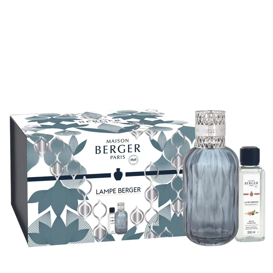Φωτογραφία προϊόντος: Maison Berger Paris Lampe Berger Quintessence Bleue Gift Set Καταλυτική Λάμπα Αρωματισμού και Καθαρισμού Αέρα του Χώρου