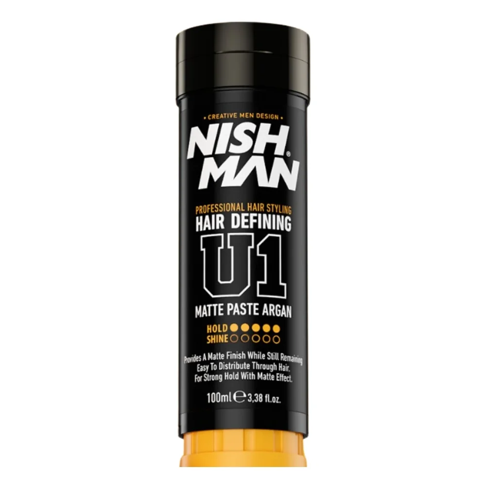Φωτογραφία προϊόντος: Nishman Πάστα Μαλλιών Νishman Ηair Defining Matte Paste U1 Strong Hold 100ml