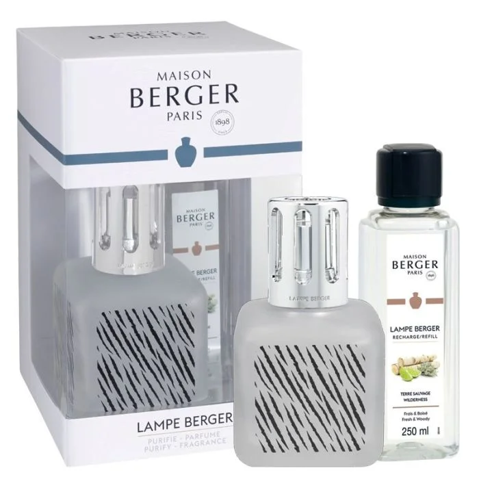 Φωτογραφία προϊόντος: Maison Berger Paris Lampe Berger Glacon Zebra Gift Set Καταλυτική Λάμπα Αρωματισμού και Καθαρισμού Αέρα του Χώρου