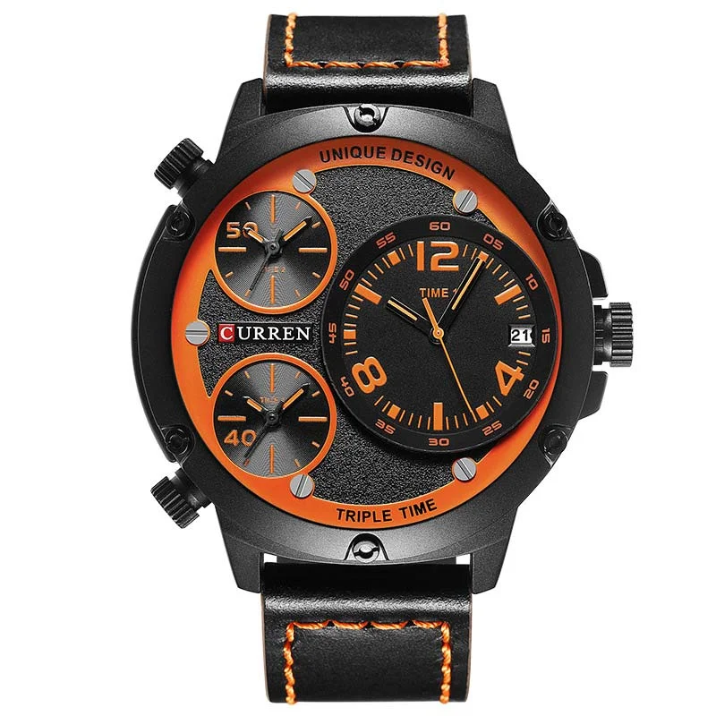 Φωτογραφία προϊόντος: Ανδρικό Ρολόι Curren 8262 Orange Black
