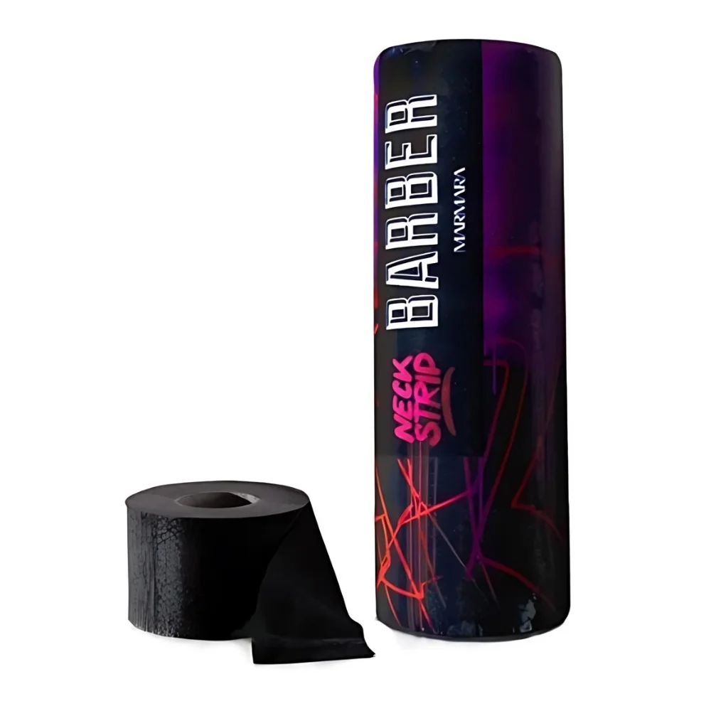 Φωτογραφία προϊόντος: Χαρτί Λαιμού Barber Marmara Neck Strips Black 500 τεμ.