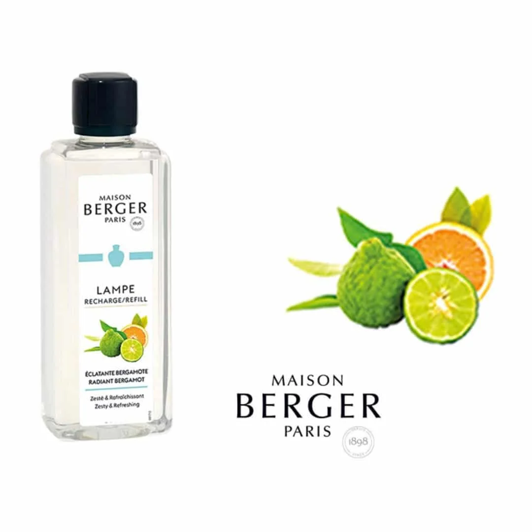 Φωτογραφία προϊόντος: Maison Berger Paris Lampe Berger Refill Υγρό Αναπλήρωσης Καταλυτικής Λάμπας Eclatante Bergamote 500ml