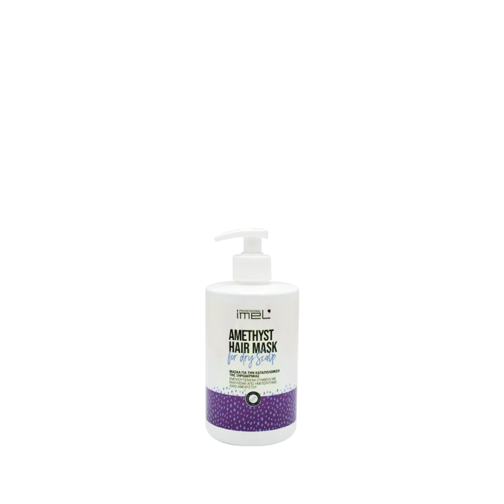 Φωτογραφία προϊόντος: Imel Professional Μάσκα Μαλλιών Imel Amethyst Dry Scalp 500ml