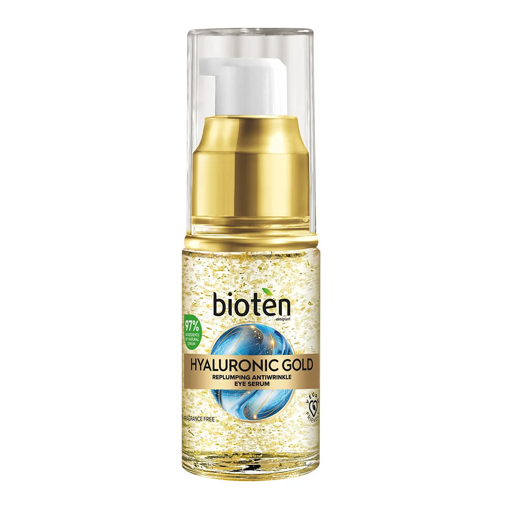 Φωτογραφία προϊόντος: Bioten Hyaluronic Gold Replumping Anti-Wrinkle Eye Cream 15ml