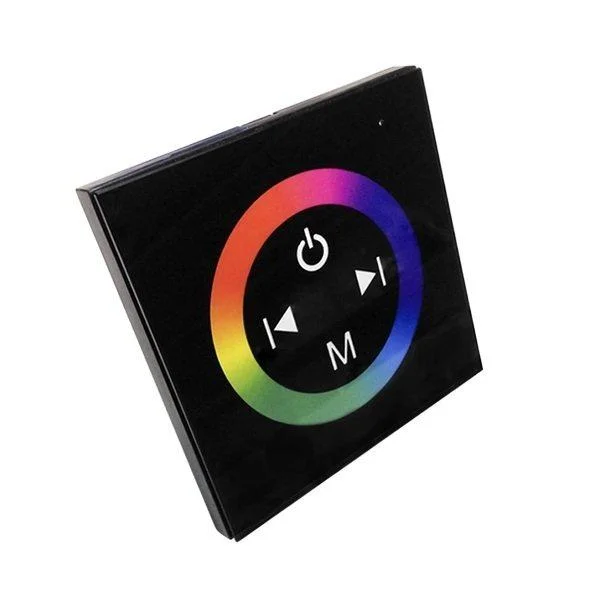 Φωτογραφία προϊόντος: [:el]Controller RGB Αφής Χωνευτό 12-24Volt, 144Watt[:en]Controller RGB Wall Mounted 12-24Volt, 144Watt[:]