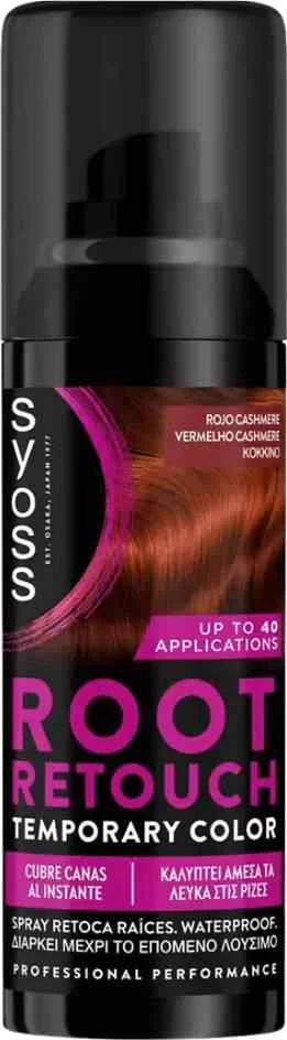 Φωτογραφία προϊόντος: Syoss Root Retouch Color Σπρέι Προσωρινής Κάλυψης Ριζών 120ml - Κόκκινο