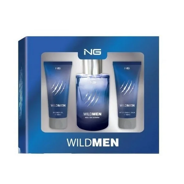 Φωτογραφία προϊόντος: NG PERFUMES NG Wild Men Σετ Δώρου Ανδρικό: Eau De Toilette 80ml + Αφρόλουτρο 50ml + Aftershave Balm 50ml