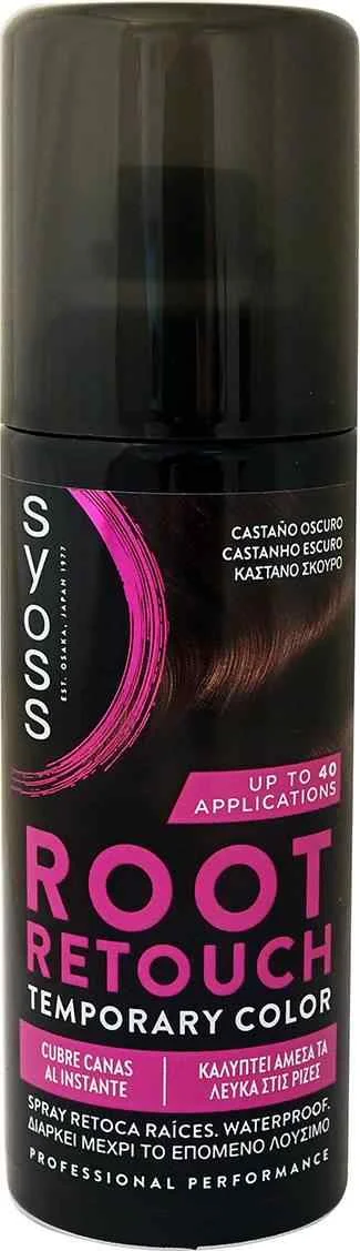 Φωτογραφία προϊόντος: Syoss Root Retouch Color Σπρέι Προσωρινής Κάλυψης Ριζών 120ml - Καστανό Σκούρο