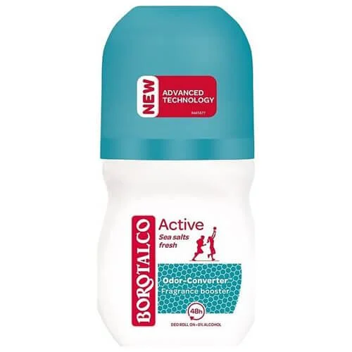 Φωτογραφία προϊόντος: Borotalco Active Sea Salts Fresh Αποσμητικό Roll‑On 48h Χωρίς Αλουμίνιο 50ml