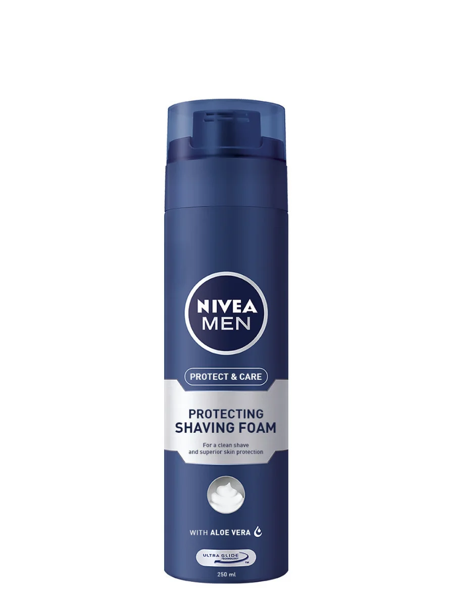 Φωτογραφία προϊόντος: Nivea For Men Αφρός Ξυρίσματος 250ml Protect & Care
