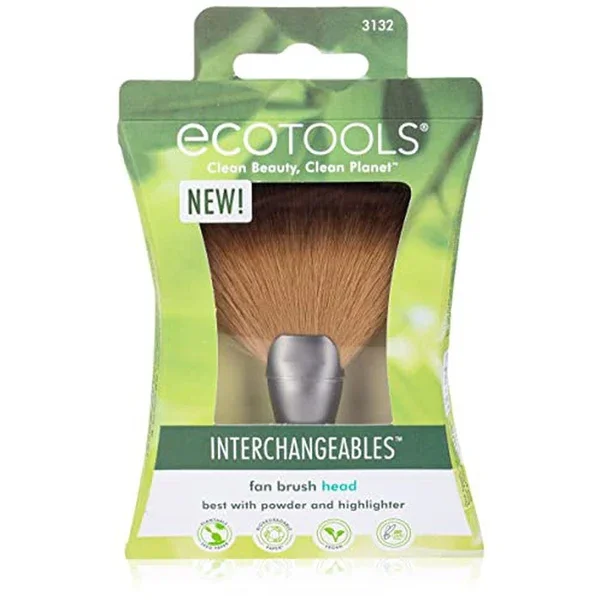 Φωτογραφία προϊόντος: ECO TOOLS EcoTools Interchangeable Fan Brush Head Ανταλλακτικό Πινέλο Μακιγιάζ για Φυσικό Φινίρισμα
