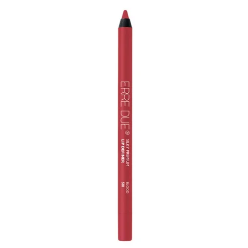 Φωτογραφία προϊόντος: Erre Due Silky Premium Lip Definer Μαλακό Μολύβι Χειλιών με Αντι-Φτερωτή Σύνθεση και Διάρκεια έως 7 Ώρες 1.2g - 510 Blood