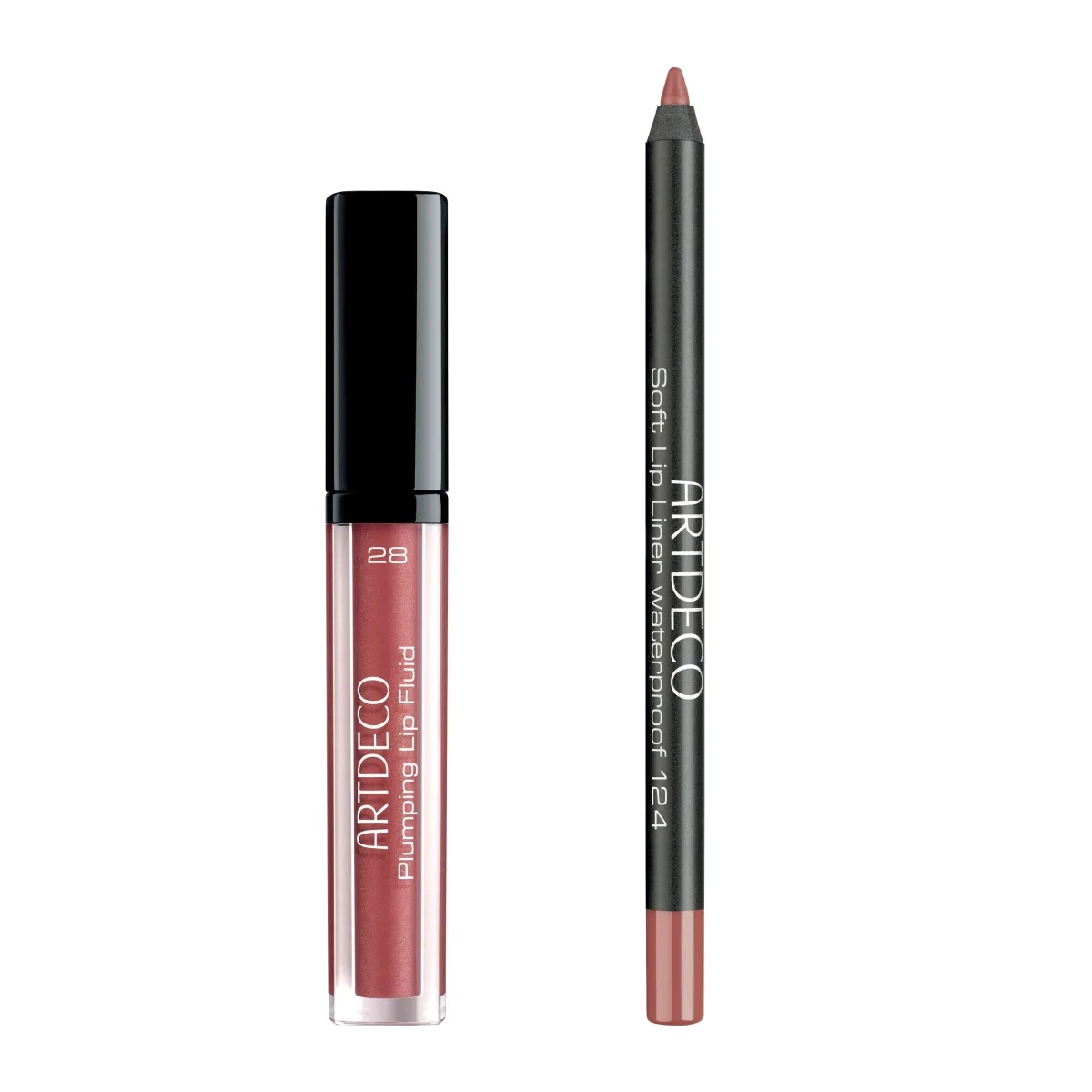 Φωτογραφία προϊόντος: Artdeco Plumping Lip Fluid + Αδιάβροχο Μολύβι Χειλιών 3ml Set No. 28