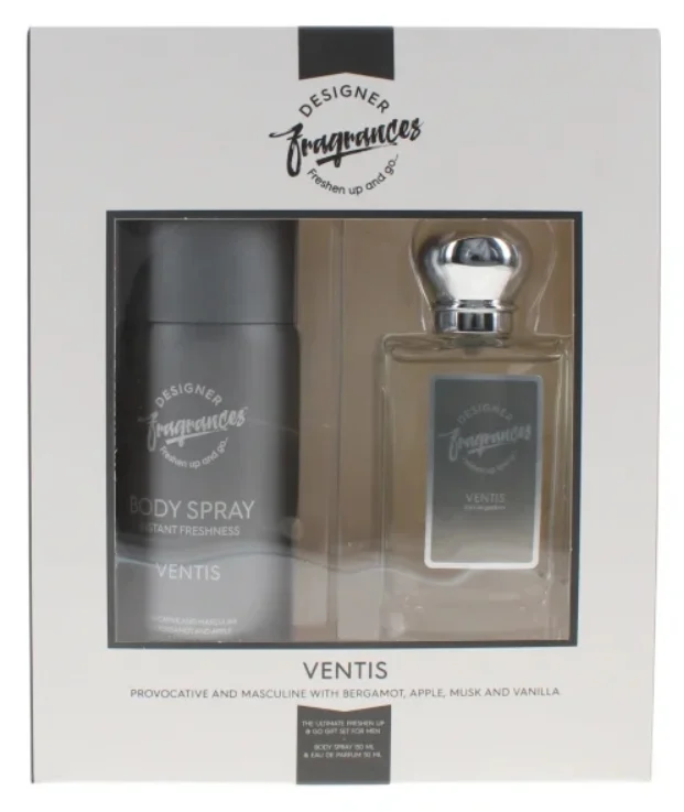 Φωτογραφία προϊόντος: Designer Fragrances Ventis Ανδρικό Σετ Δώρου 2τμχ: Eau De Parfum 50ml + Deodorant Spray 150ml