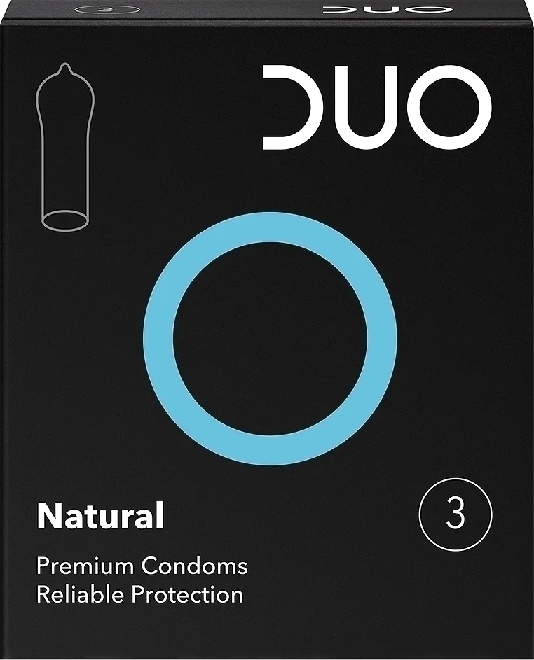 Φωτογραφία προϊόντος: Duo Natural Προφυλακτικά Κανονικά με Λιπαντική Επίστρωση 3τεμ
