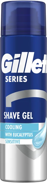 Φωτογραφία προϊόντος: Gillette Series Sensitive Cool Gel Gel Ξυρίσματος Δροσερής Αίσθησης 200ml