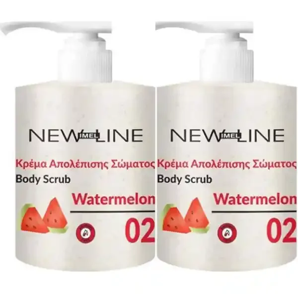 Φωτογραφία προϊόντος: Imel New Line Body Scrub Watermelon Απολεπιστική Κρέμα Σώματος 500ml Family Pack 2τμχ